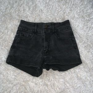 FOREVER 21 High Rise Black Jean Shorts